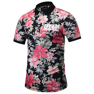 LIMWUEL Floral Polo shirt