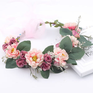 Rustic Bridesmaid Hair Flower Headbands