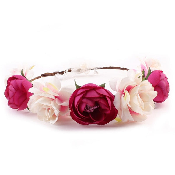 Bohemian Flower Crown for Women