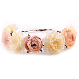 Bohemian Flower Crown for Women