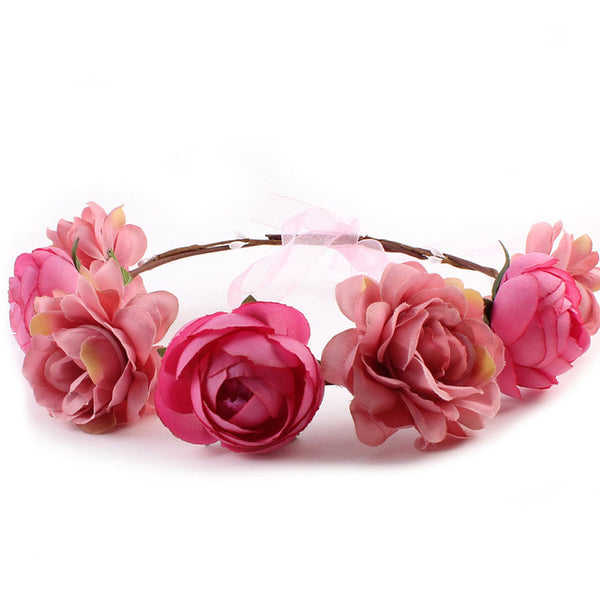 Bohemian Flower Crown for Women