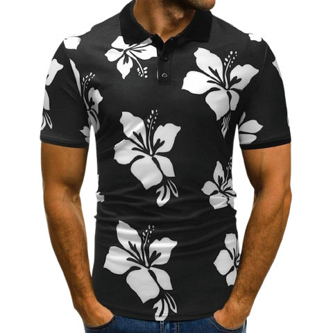 LEO Floral Polo shirt