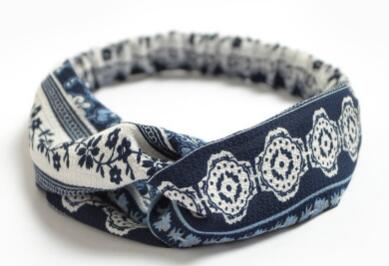 Women Hair Accessories Turban Headband Floral Patterns