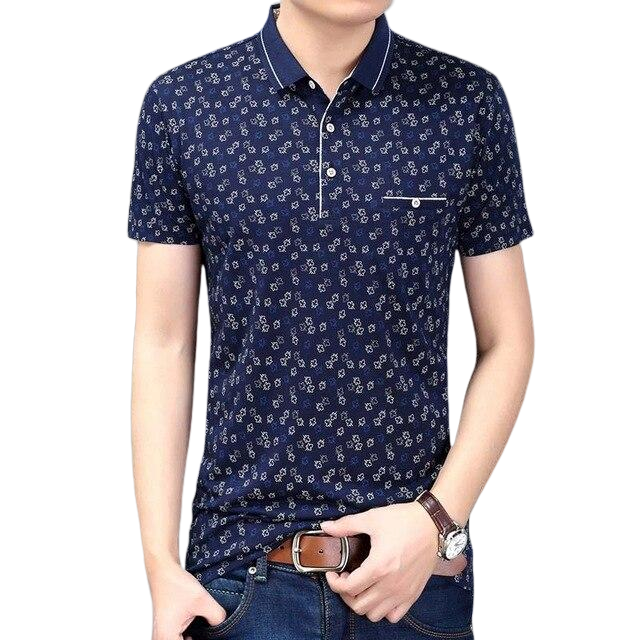 ISAAC Floral Polo Shirt