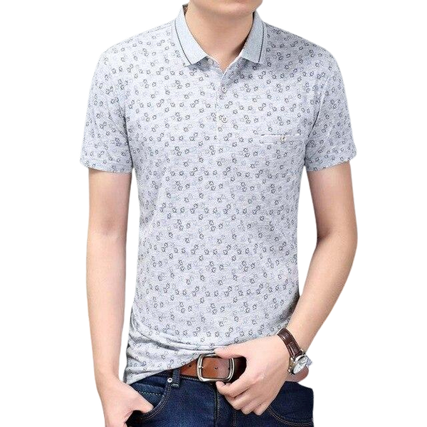 ISAAC Floral Polo Shirt