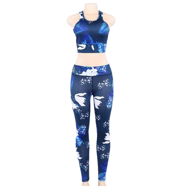 FRANCES Floral Tracksuit for Gym and Yoga