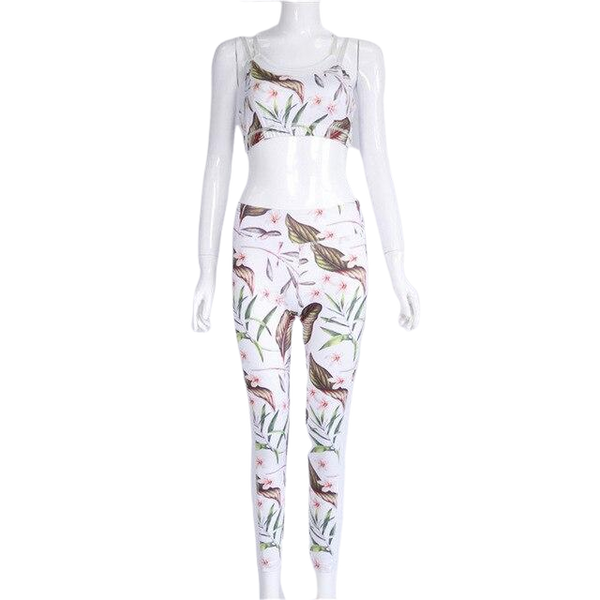 LYRA Floral Athletic Wear for gym and yoga