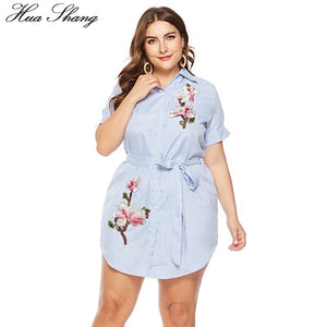 Plus Size Floral Dress