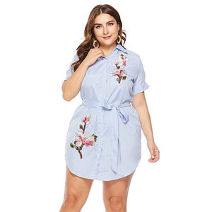 Plus Size Floral Dress