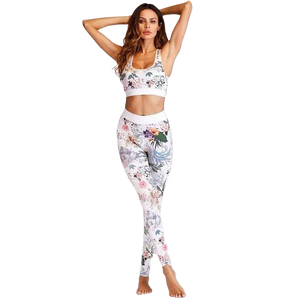 EMERY Floral Tracksuit for Gym and Yoga