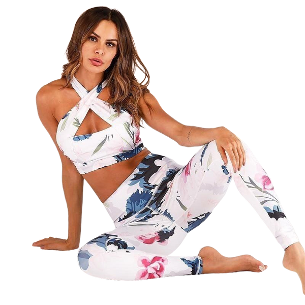 DENISE Floral Tracksuit for Gym and Yoga