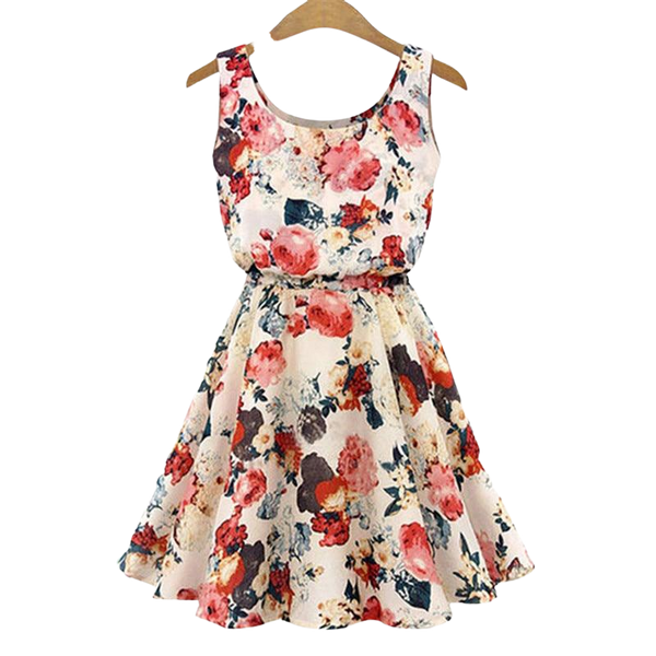 HANNAH Short Floral Dress