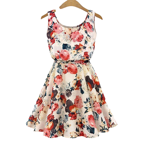 HANNAH Short Floral Dress