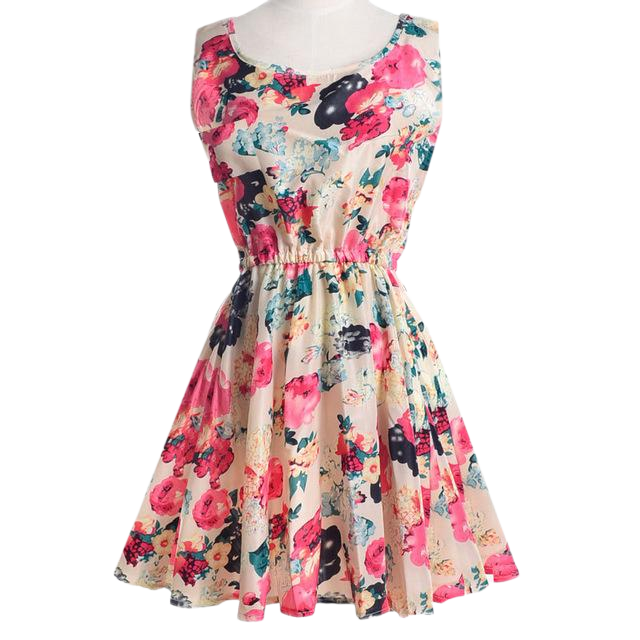 HANNAH Short Floral Dress