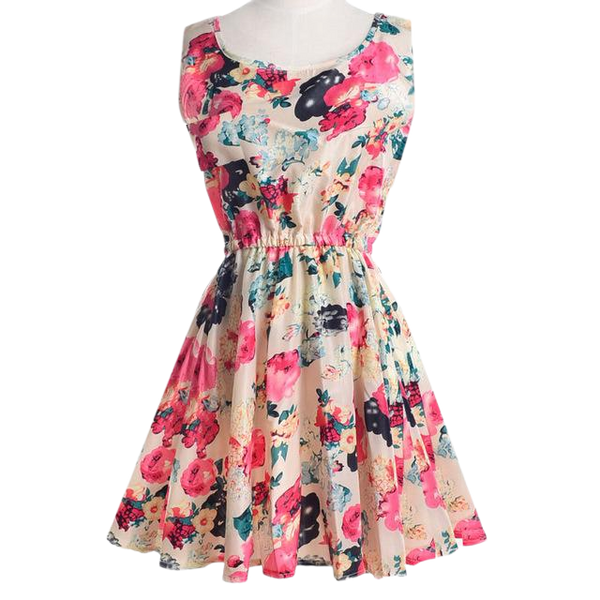 HANNAH Short Floral Dress