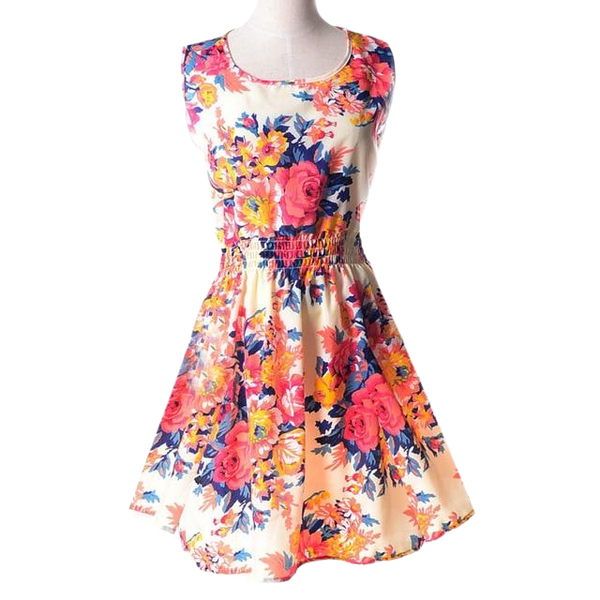 HANNAH Short Floral Dress