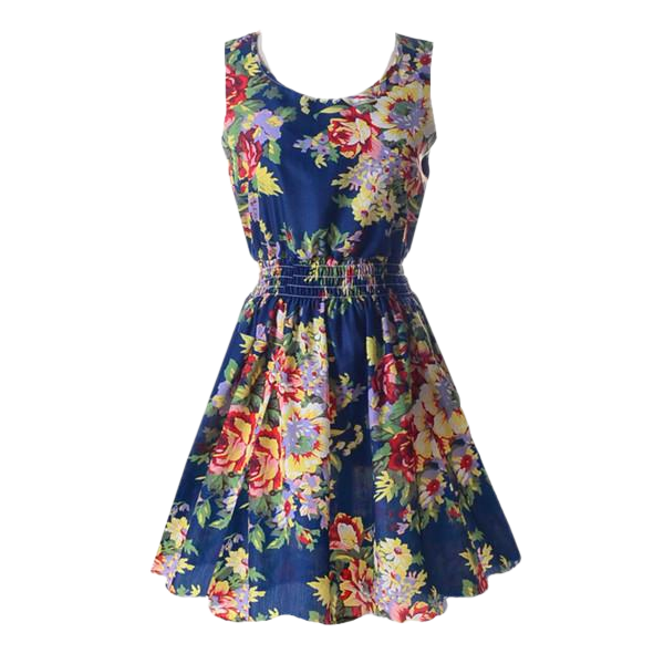 LEAH Short Summer Floral Dress