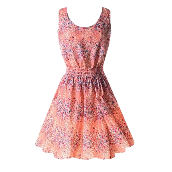 LEAH Short Summer Floral Dress