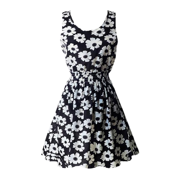 LEAH Short Summer Floral Dress