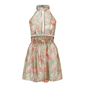 AVERY Bohemian floral print dress