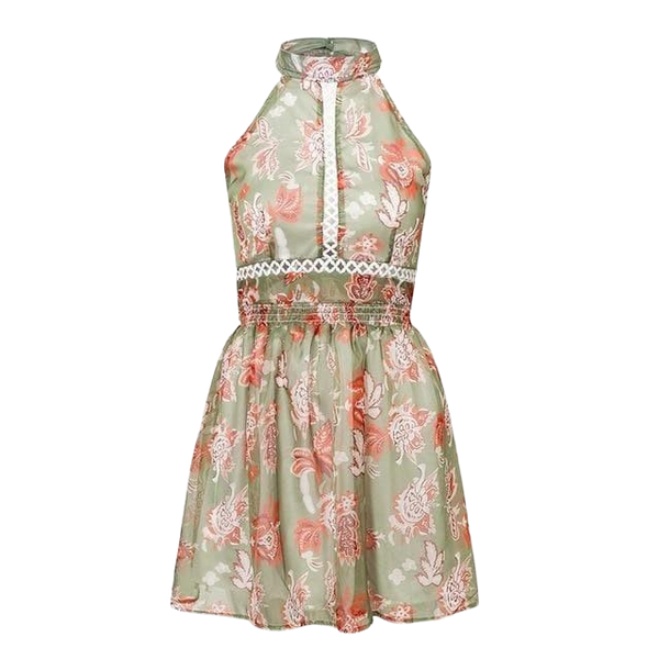 AVERY Bohemian floral print dress