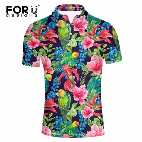 RICHARD Floral Polo shirt