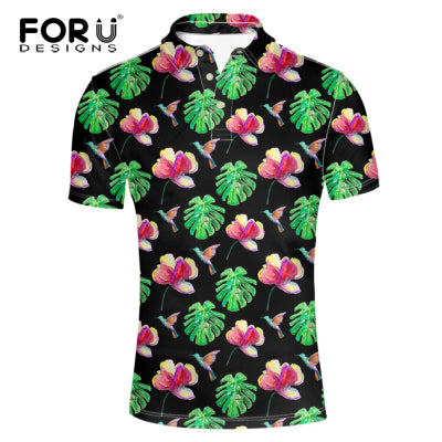 RICHARD Floral Polo shirt