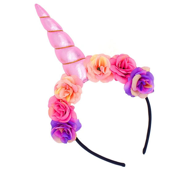 Flower Cat Ears Cute Unicorn Headband