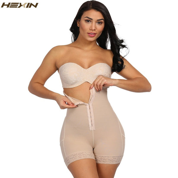 Breasted Lace Butt Lifter High Waist Trainer Body Shapewear