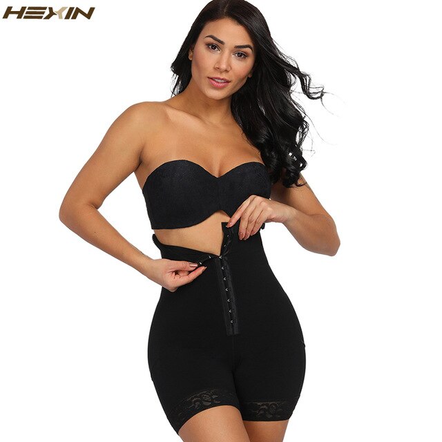 Breasted Lace Butt Lifter High Waist Trainer Body Shapewear