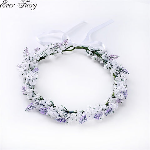 Flower Crown Lavender Wreath