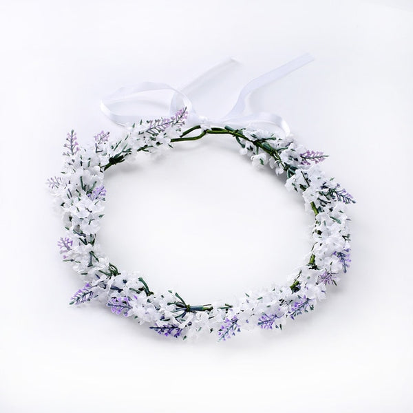 Flower Crown Lavender Wreath