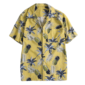 JAKE Eye-Catching Hawaiian Polo Shirt