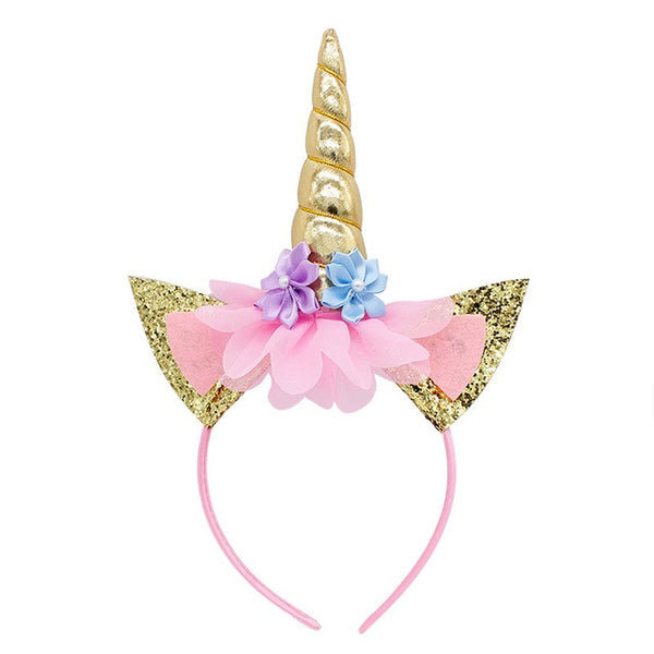 Flower Cat Ears Cute Unicorn Headband