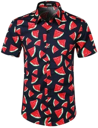 BENJAMIN Casual Hawaiian Button down Polo