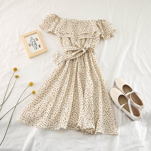 CAROLINE Ruffle Floral Dress