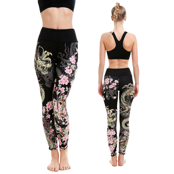 HEDLEY Floral Tracksuit for Gym and Yoga