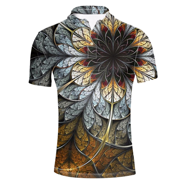 ISAAH Floral Polo Shirt