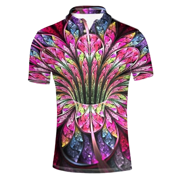 ISAAH Floral Polo Shirt