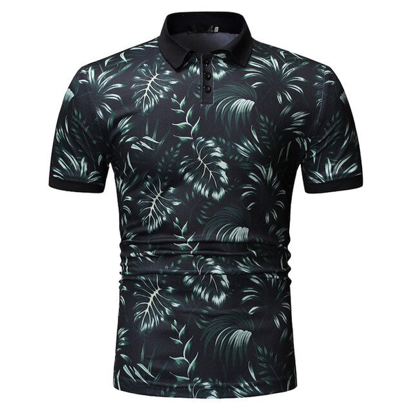 GRAYSON Floral Polo Shirt