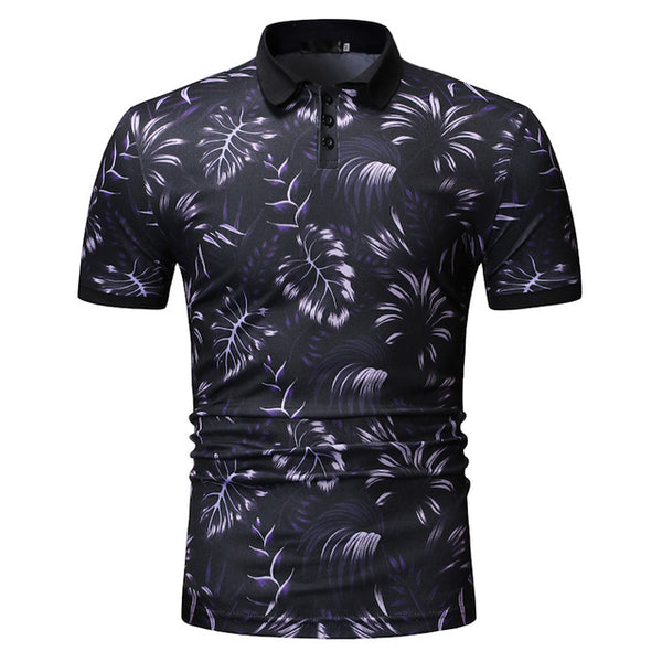 GRAYSON Floral Polo Shirt