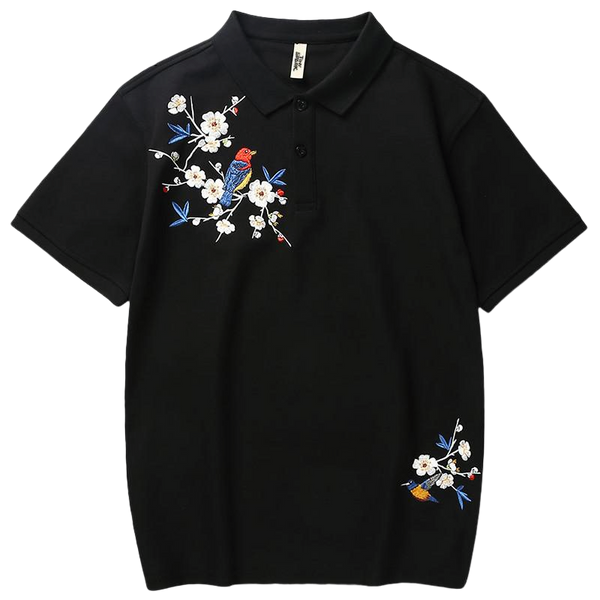 ASHER Floral Polo shirt