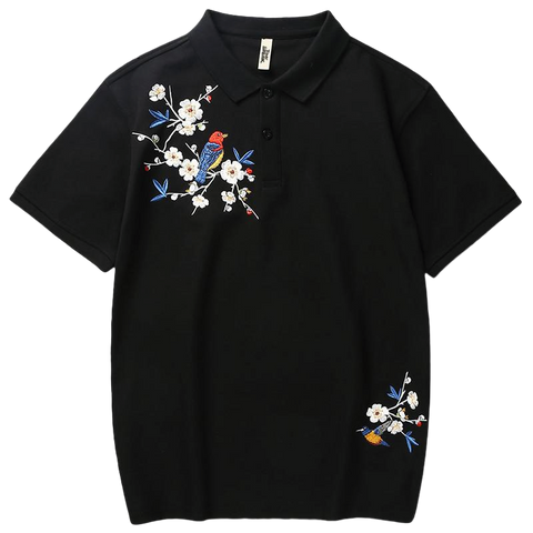 ASHER Floral Polo shirt