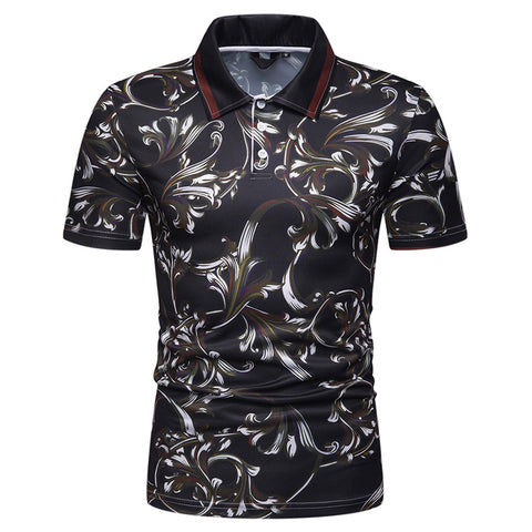 THEODORE Floral Polo shirt