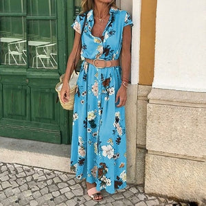 SAMANTHA Bohemian Floral Dress