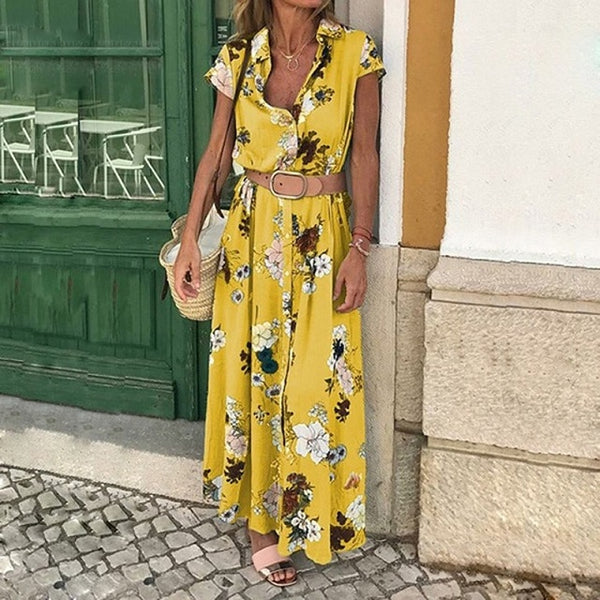 SAMANTHA Bohemian Floral Dress