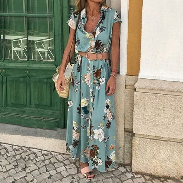 SAMANTHA Bohemian Floral Dress