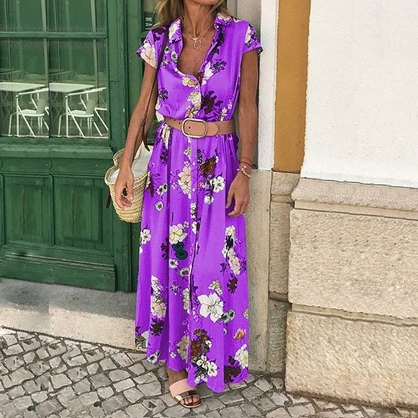 SAMANTHA Bohemian Floral Dress