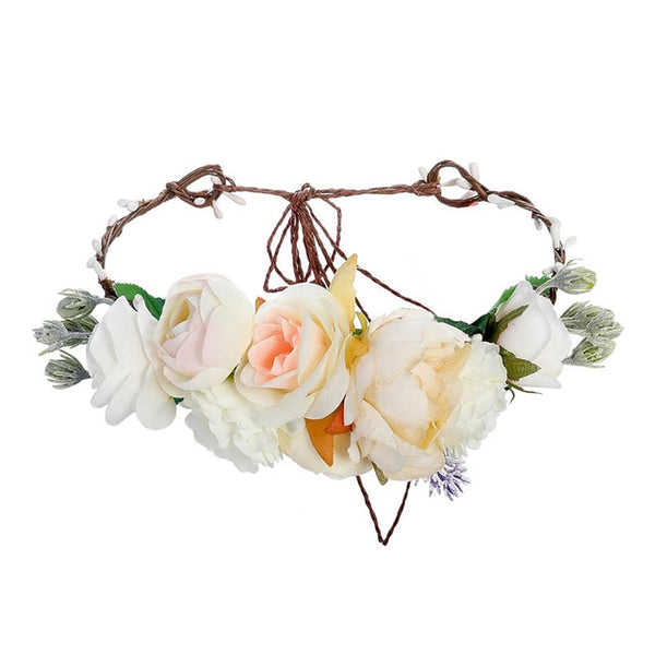 Flower Headband Bridal Hair Ornament