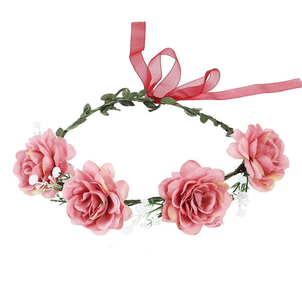 Flower Headband Bridal Hair Ornament